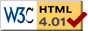 W3C HTML 4.01 validiert